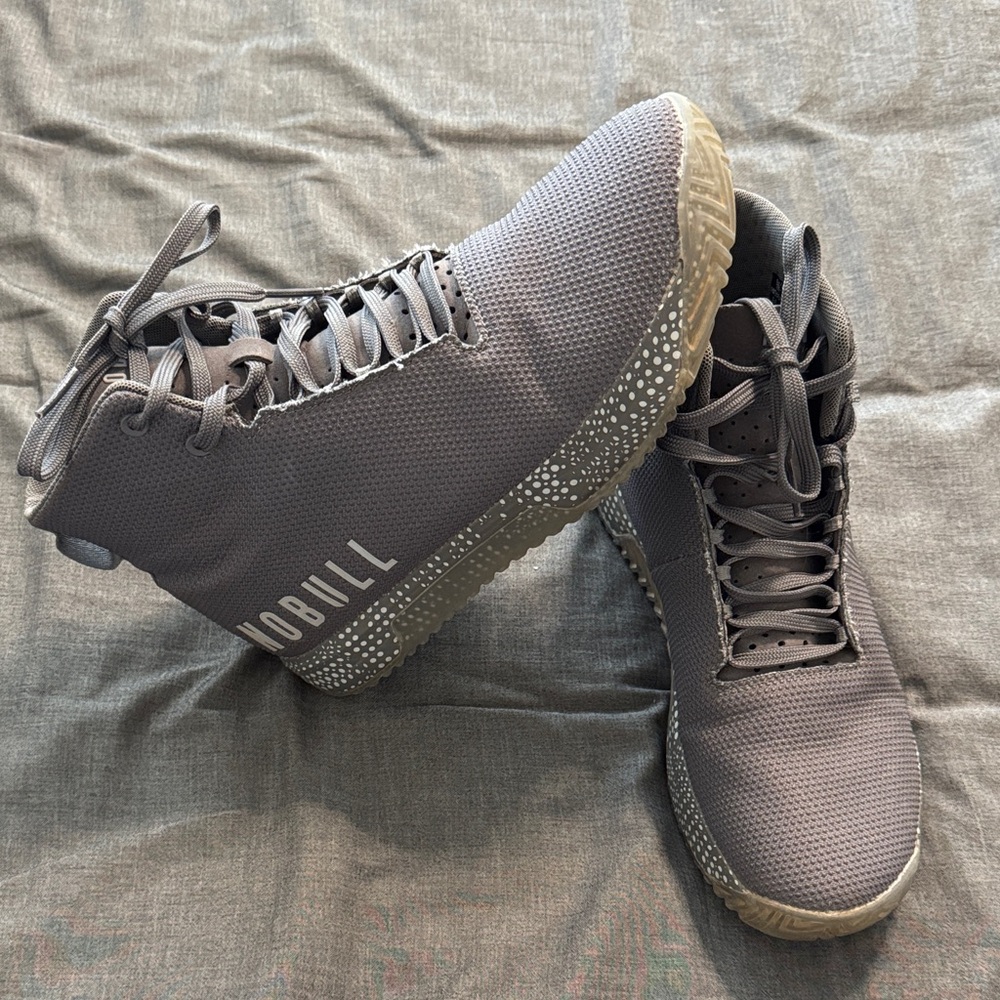 NOBULL Women's Charcoal High-Top Sneakers